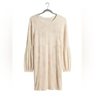 As U Wish Junior’s size large pink and white tie- dye dress. New Without Tags